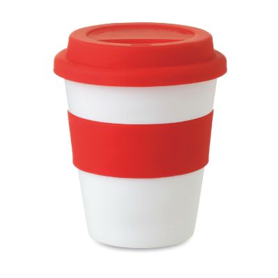 ASTORIA - Pp becher mit silikon-deckel