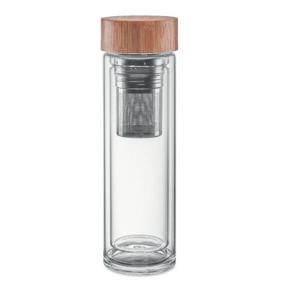 BATUMI GLASS - Doppelwandige trinkflasche 420ml