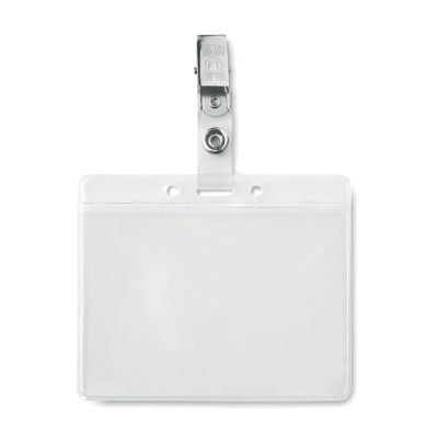 CLIPBADGE - Transparente kartenhülle