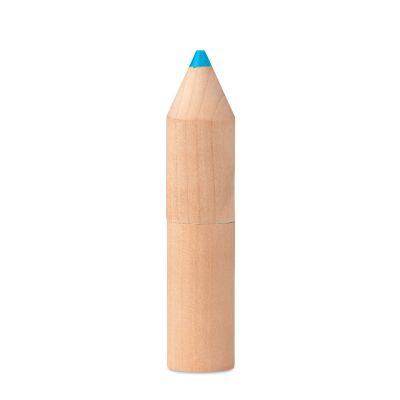 PETIT COLORET - Holzbox mit 6 stiften