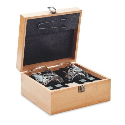 INVERNESS - Whisky set in bambus box