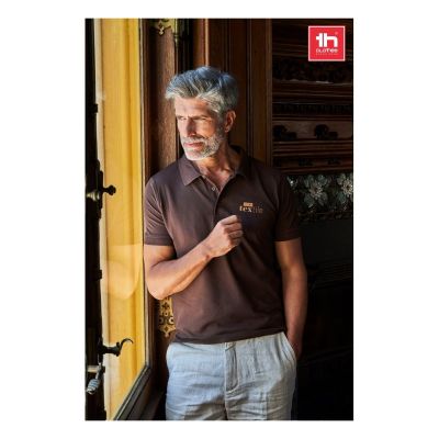 THC ADAM - Kurzarm-Poloshirt aus Baumwolle für Herren