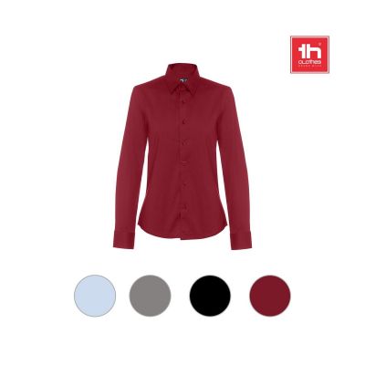 THC PARIS WOMEN - Langärmeliges Popeline-Hemd für Damen