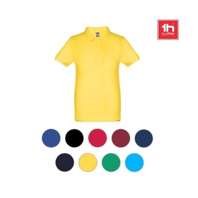 THC ADAM KIDS - Kurzärmeliges Baumwoll-Poloshirt für Kinder (unisex)