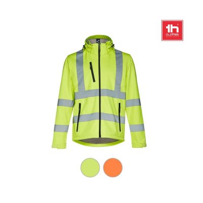 THC ZAGREB WORK - Softshell-Jacke mit hoher Sichtbarkeit (Unisex)