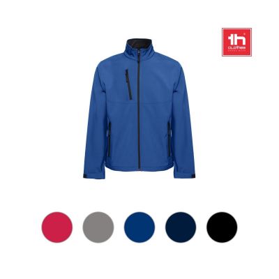 THC EANES - Softshell-Jacke (Unisex) aus Polyester und Elastan