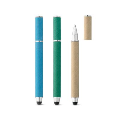 PAPYRUS - Kugelschreiber aus Kraftpapier und ABS mit Touchpen-Spitze