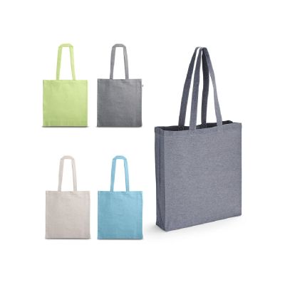 MARACAY - Baumwolltasche aus recycelte Baumwolle (70%) und Polyester (30%rPET) (140g/m²)