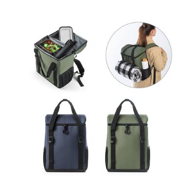 ROMA L - Gepolsterter Thermorucksack aus recyceltem Polyester 600D Ripstop 16 L