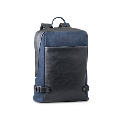 DIVERGENT BACKPACK I - Laptop-Rucksack bis zu 15.6'' aus Denim und PU