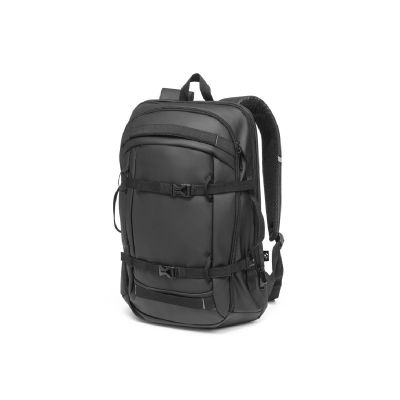 KAMPALA - Laptop-Rucksack aus 900D hochdichtem recyceltem Polyester mit wasserdichter Beschichtung und 210D Futter aus recyceltem Polyester 17'3