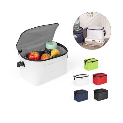 CANCUN - Kühltasche aus recyceltem 600D-Polyester mit verstellbarem Gurtband 7 L