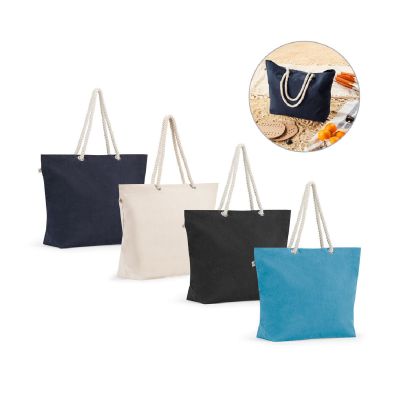 ATHENS - Strandtasche aus recycelter Baumwolle (70 %) und recyceltem Polyester (30 %) (220 g/m²)