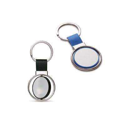 ALBRIGHT - Schlüsselanhänger aus Metall und PU. Geeignet für Doming