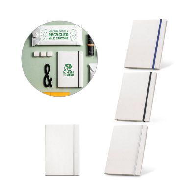 MILKY - A5-Notizblock mit Hardcover aus 100 % recyceltem Papier