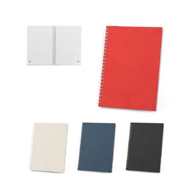 SCHILLER - Notizblock A5 mit flexiblem Cover, hergestellt aus 100 % Recyclingpapier