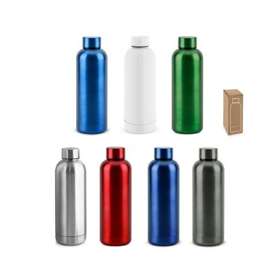 ODIN METTALIC - Flasche aus 90% recyceltem Edelstahl 550 mL