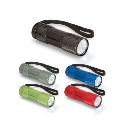 FLASHY - Taschenlampe aus Aluminium mit 9-LEDs