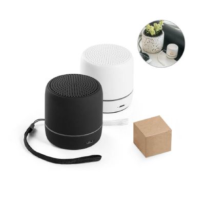 TURING - Lautsprecher 3W mit 4 Stunden Akkulaufzeit aus recyceltem ABS (100 % rABS)