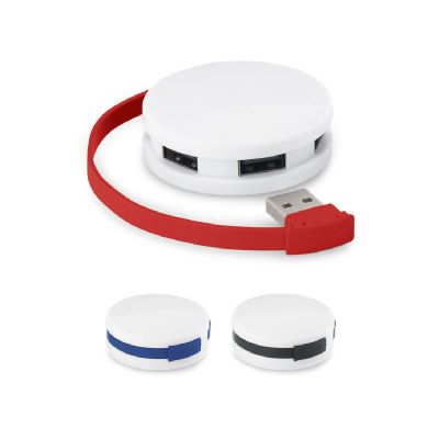 GARDNER - HUB mit Kabel und 4 USB-A-Anschlüssen aus ABS