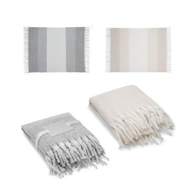 COMFY - Decke aus recyceltem Polyester (100% rPET) (300 g/m²), mit Mohair-Feeling