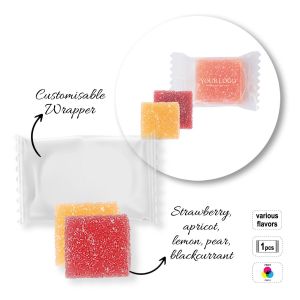 PURE FRUIT - Geleebohnen mit Zuckerüberzug