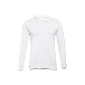 THC BERN WH - Langarm-Poloshirt aus Baumwolle für Herren