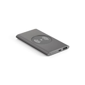 CASSINI - Powerbank 4'000 mAh mit 5W wireless Ladegerät aus Recyceltes Aluminium (100 % rAL)