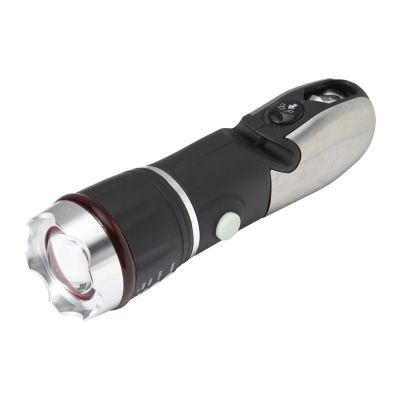 AMAYAH - Multifunktionstaschenlampe aus ABS-Kunststoff/Edelstahl/Silikon 
