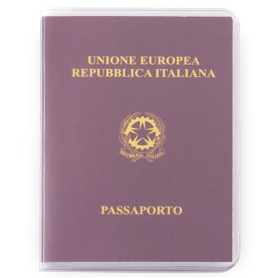PASSPORT - reisepasshülle aus transparentem PVC