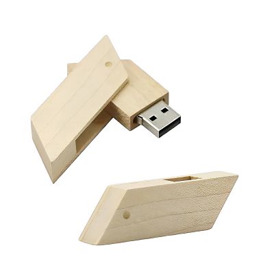 RECTANGLE WOOD - Holz-USB-Stick