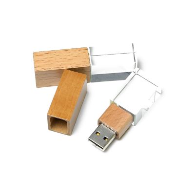 CRYSTAL WOOD - Kristall-USB-Stick