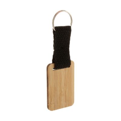 STROPP - Bambus-Schlüsselanhänger, Rechteck