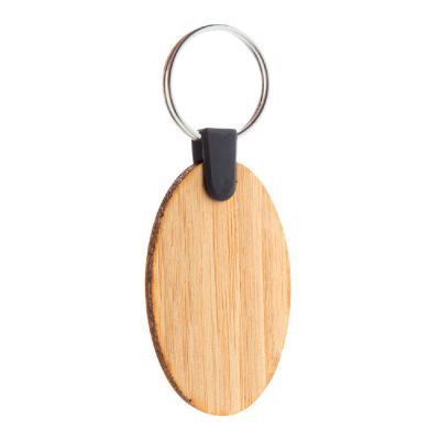 BAMBRY - Bambus-Schlüsselanhänger, oval