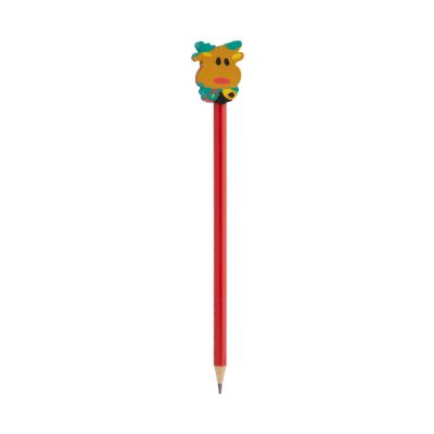 RAMSVIKA - Bleistift mit Weihnachtsfigur, Rentier