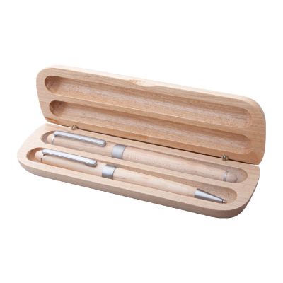 NAWODU - Kugelschreiber Set aus Holz