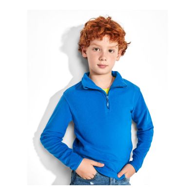 CHICHESTER KIDS - Microfleece-Langarm-Shirt mit Half Zip und Kinnschutz