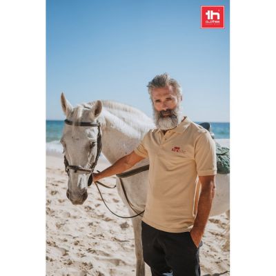 THC ADAM - Kurzarm-Poloshirt aus Baumwolle für Herren