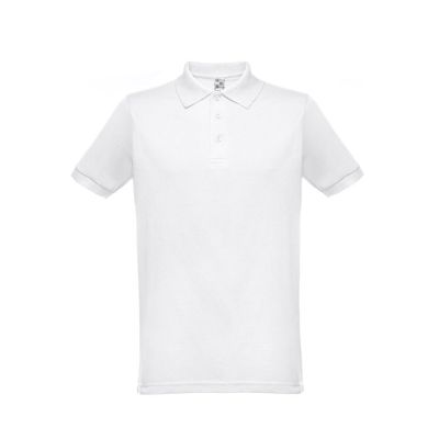 THC BERLIN WH - Kurzärmeliges Herren-Poloshirt. Farbe Weiß
