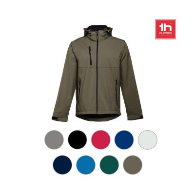 THC ZAGREB - Herren-Softshell-Jacke aus Polyester und Elastan