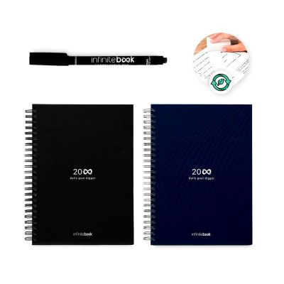 STARTER KIT INFINITE PLANNER A5 - Set bestehend aus einem Infinity Tagebuch, Reinigungsset, Marker und Markerhalter