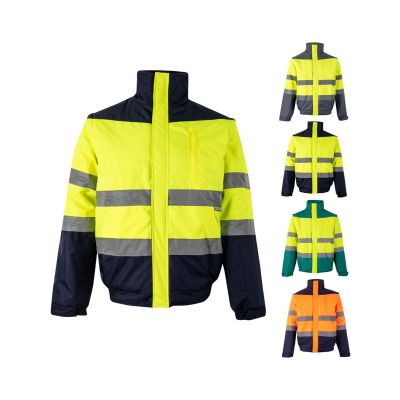 VL JUPITER - Zweifarbige Steppjacke (180g/m²) aus Polyester (100%) mit PU-Beschichtung