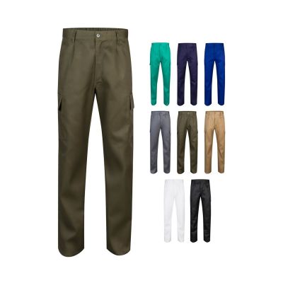 VL AINE - Hose aus Twill mit mehreren Taschen (190 g/m²), aus Baumwolle (20%) und Polyester (80%)