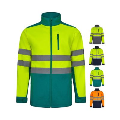 VL HESTIA - Zweifarbige Softshell-Jacke (280 g/m²) aus Polyester (96 %) und Elastan (4 %)