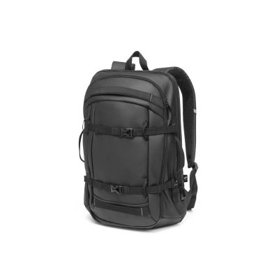 KAMPALA - Laptop-Rucksack aus 900D hochdichtem recyceltem Polyester mit wasserdichter Beschichtung und 210D Futter aus recyceltem Polyester 17'3