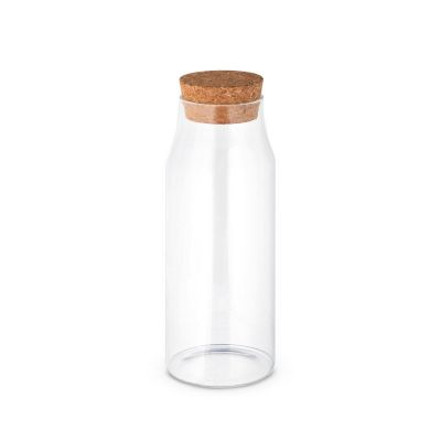 JASMIN 1000 - Glasflasche mit Korkdeckel 1 Liter