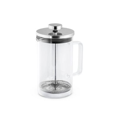 JENSON - Kaffeemaker aus Borosilikatglas und Edelstahl, 600 ml