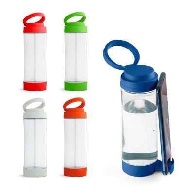 QUINTANA - Sportflasche aus Glas mit PP-Verschluss 390 ml