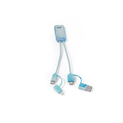 BERNERS - Superschnelles 6-in-1-USB-Kabel aus recyceltem PET (100% rPET)