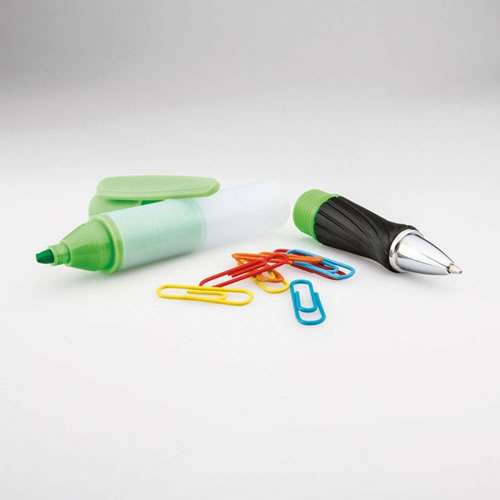 mehrfarbige Kugelschreiber mit Logo